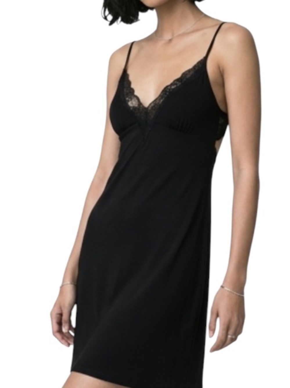 🟩 4/$25 🟩

Black lace  nightie lingerie bra padding NWT